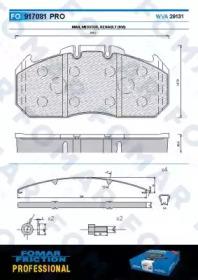 FOMAR FRICTION FO 917081